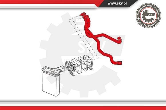 Heater Hose 43SKV804 - image 4