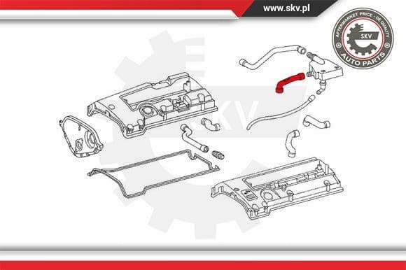 Hose, crankcase ventilation 31SKV126 - image 4