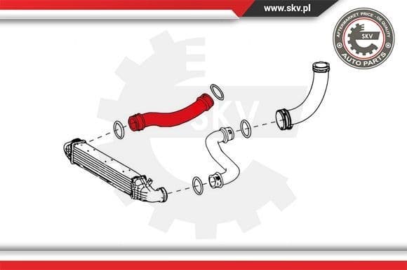 Charge Air Hose 24SKV635 - image 4