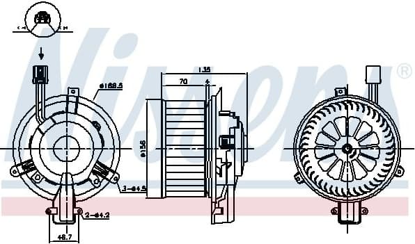 Interior Blower 87825 - image 5