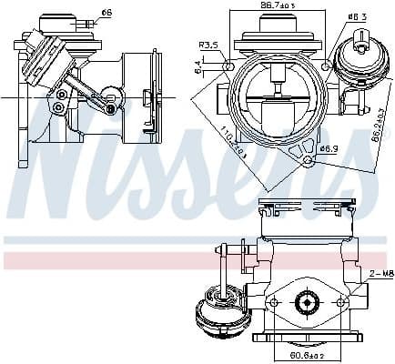 EGR Valve ** FIRST FIT ** 98297