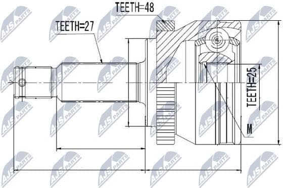 Joint Kit, drive shaft NPZ-HY-508