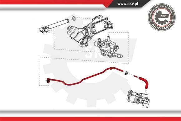 Heater Hose 43SKV824 - image 3