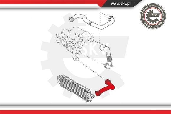 Charge Air Hose 43SKV092 - image 3