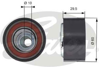 Tensioner Pulley, timing belt PowerGrip™ T43147