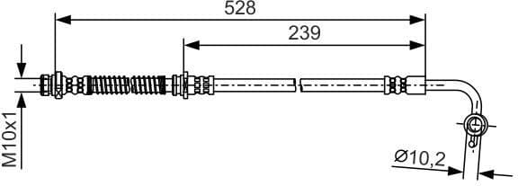 Brake Hose 1 987 481 B27 - image 5