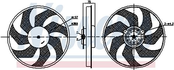 Fan, engine cooling 85956 - image 6