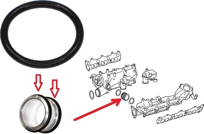 Gasket intake manifold ZD-6420980037