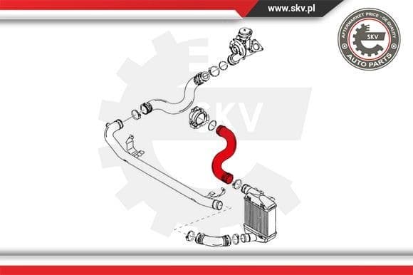 Charge Air Hose 24SKV083 - image 3
