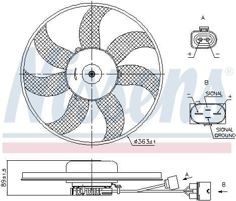 Fan, engine cooling 85699 - image 7