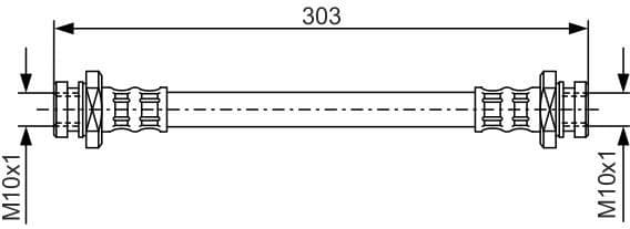 Brake Hose 1 987 476 436