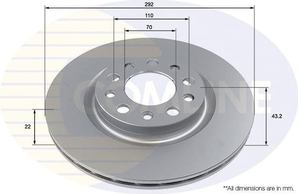 Brake Disc COATED ADC2883V