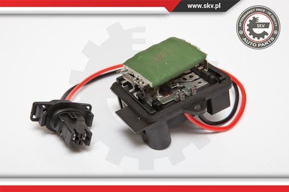 Resistor, interior blower 95SKV045 - image 2