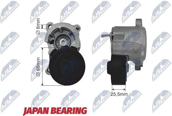 Tensioner Pulley, V-ribbed belt RNK-CT-032