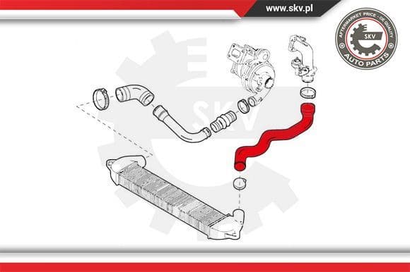 Charge Air Hose 24SKV904 - image 3