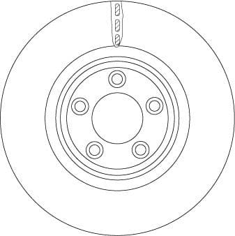 Brake Disc TRW SINGLE DF6223S