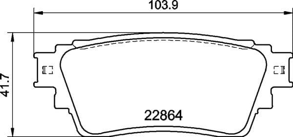 Brake Pad Set, disc brake PRIME LINE P54063