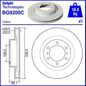 Brake Disc BG9200C