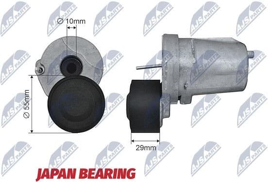 Tensioner Pulley, V-ribbed belt RNK-BM-018
