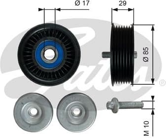 Deflection/Guide Pulley, V-ribbed belt DriveAlign™ T36765