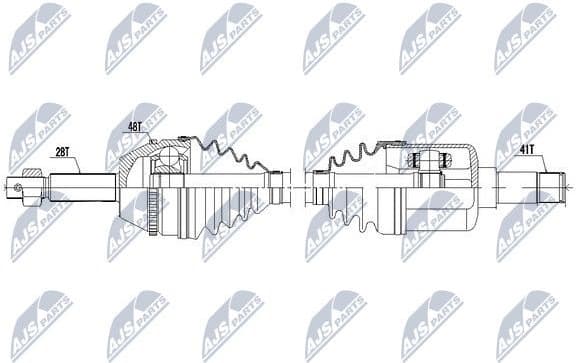 Drive shaft complete NPW-FR-062 - image 2