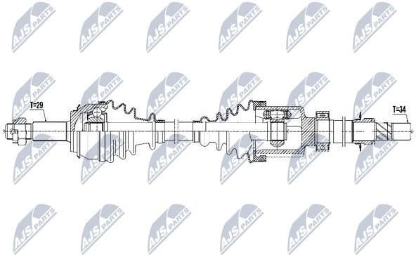 Drive Shaft NPW-RE-126