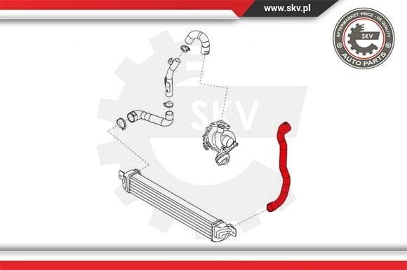 Charge Air Hose 24SKV674 - image 3