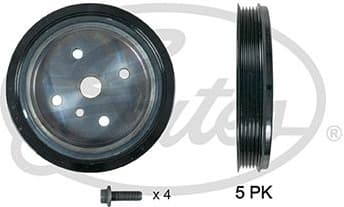 Belt Pulley, crankshaft DriveAlign™ TVD1161A