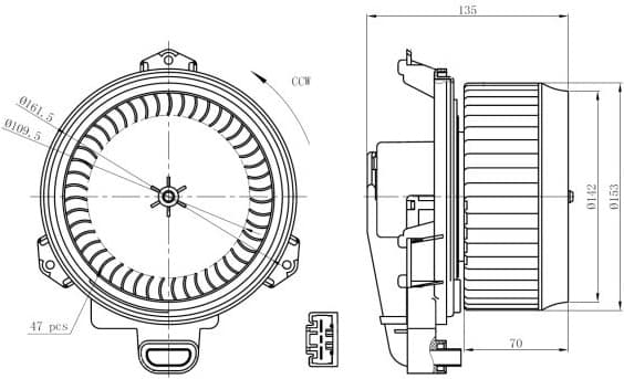 Interior Blower 34296
