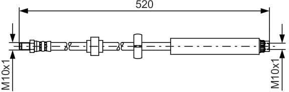 Brake Hose 1 987 481 436