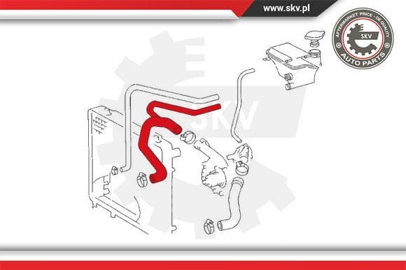 Radiator Hose 43SKV715 - image 4