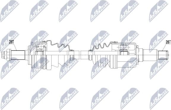 Drive Shaft NPW-SU-021 - image 4