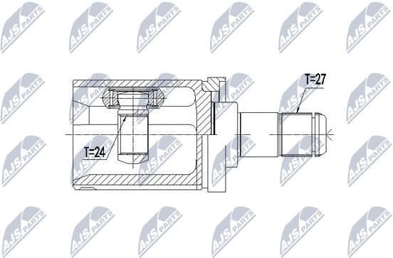 Joint Kit, drive shaft NPW-BM-059 - image 2