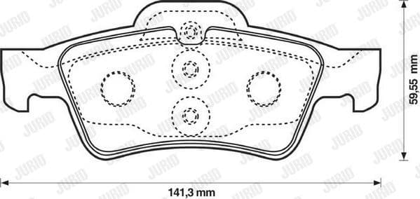 Brake Pad Set, disc brake 571989J - image 2