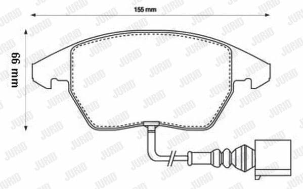Brake Pad Set, disc brake 573128J - image 2