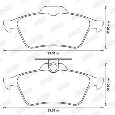 Brake Pad Set, disc brake 573186J - image 2