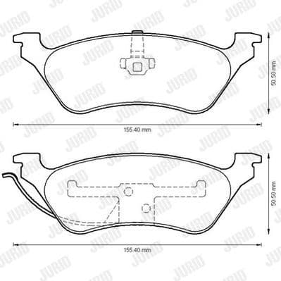 Brake Pad Set, disc brake 572505J