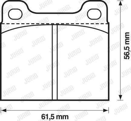 Brake Pad Set, disc brake 571279J