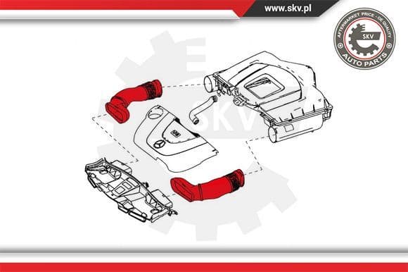 Intake Hose, air filter 24SKV495 - image 4