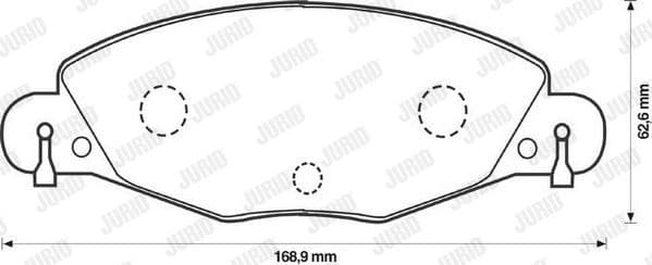 Brake Pad Set, disc brake 573029J