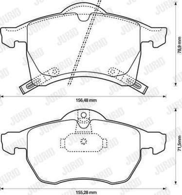 Brake Pad Set, disc brake 571975J - image 2
