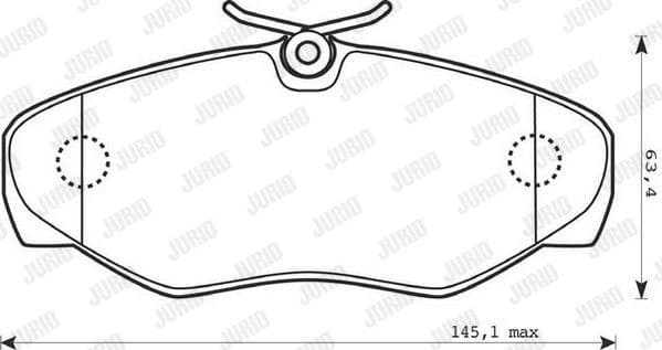 Brake Pad Set, disc brake 573058J