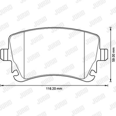 Brake Pad Set, disc brake 573219J