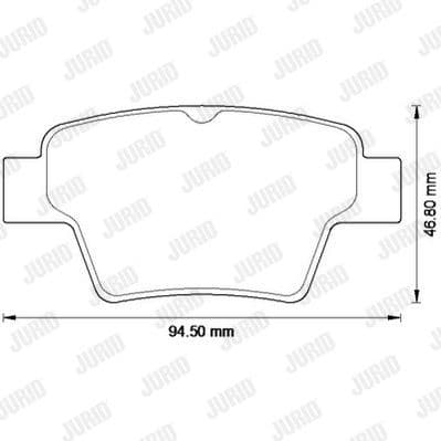 Brake Pad Set, disc brake 573235J