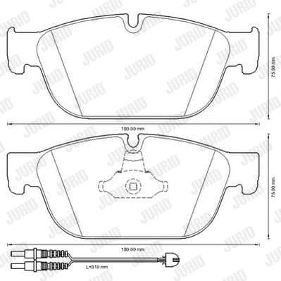 Brake Pad Set, disc brake 573338J