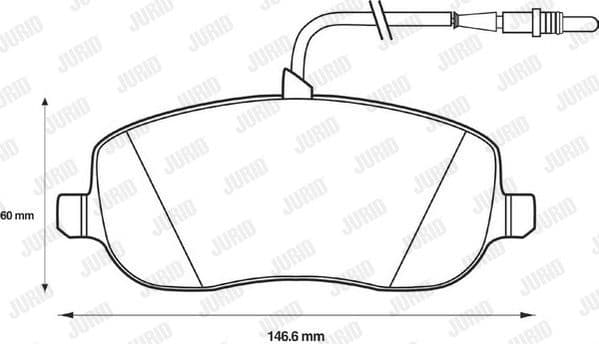 Brake Pad Set, disc brake 573096J - image 2