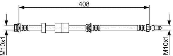Brake Hose 1 987 481 943 - image 5