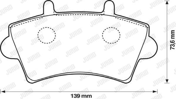 Brake Pad Set, disc brake 573107J