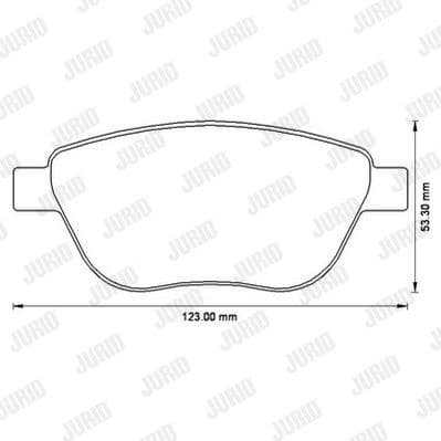 Brake Pad Set, disc brake 573204J - image 2