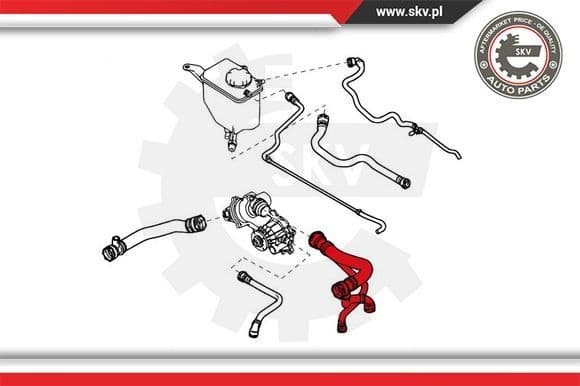 Radiator Hose 43SKV701 - image 4